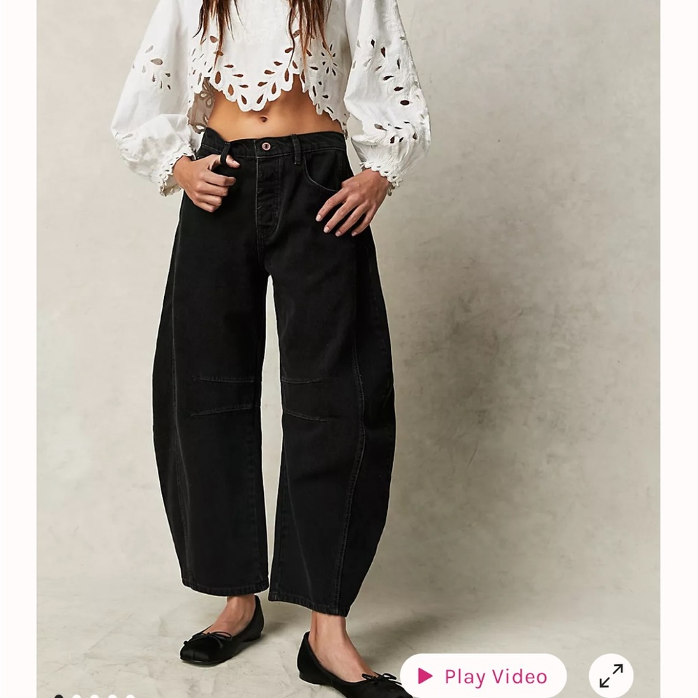 Free people horseshoe jeans